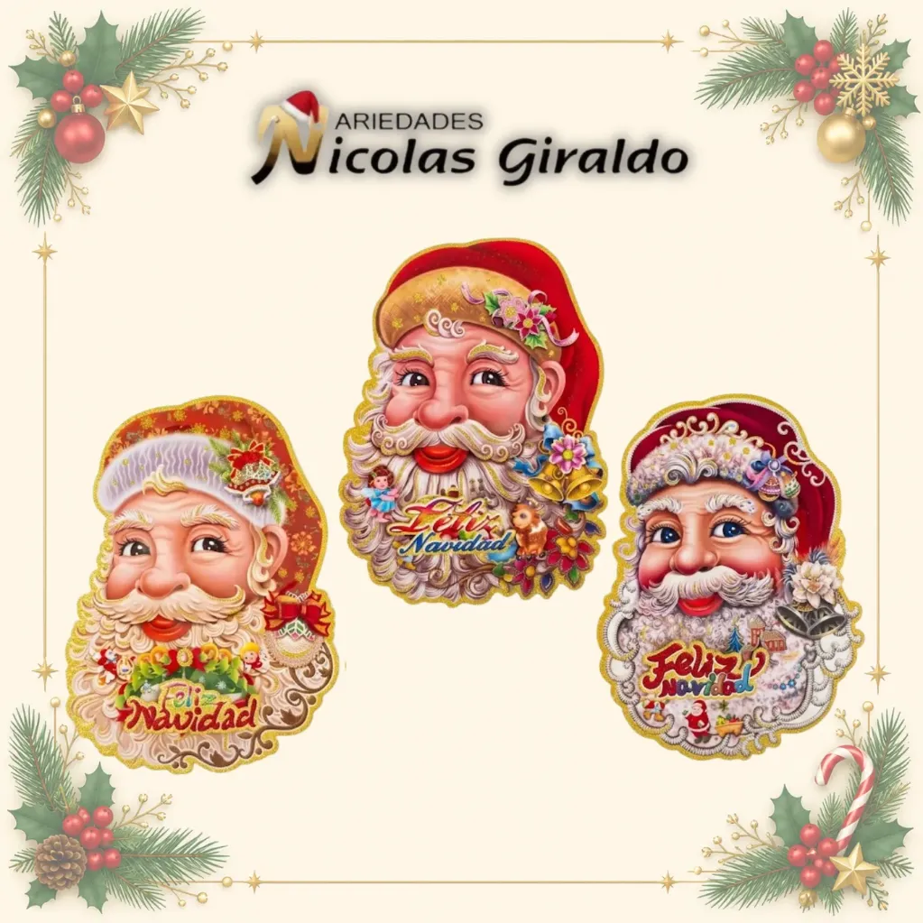 [E180] AFICHE PAPEL PEQUEÑO NOEL