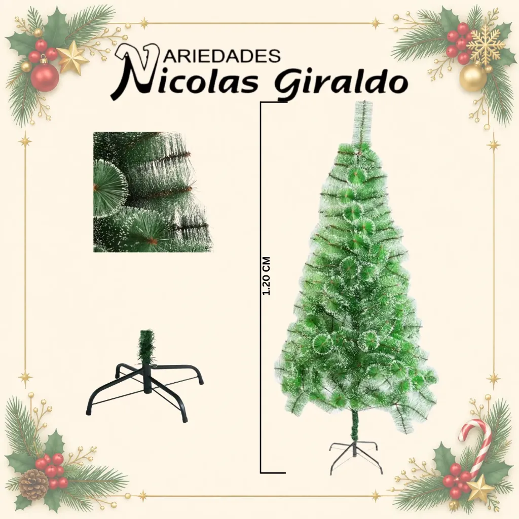 ARBOL PINO PUNTA NEVADO 1.20CM