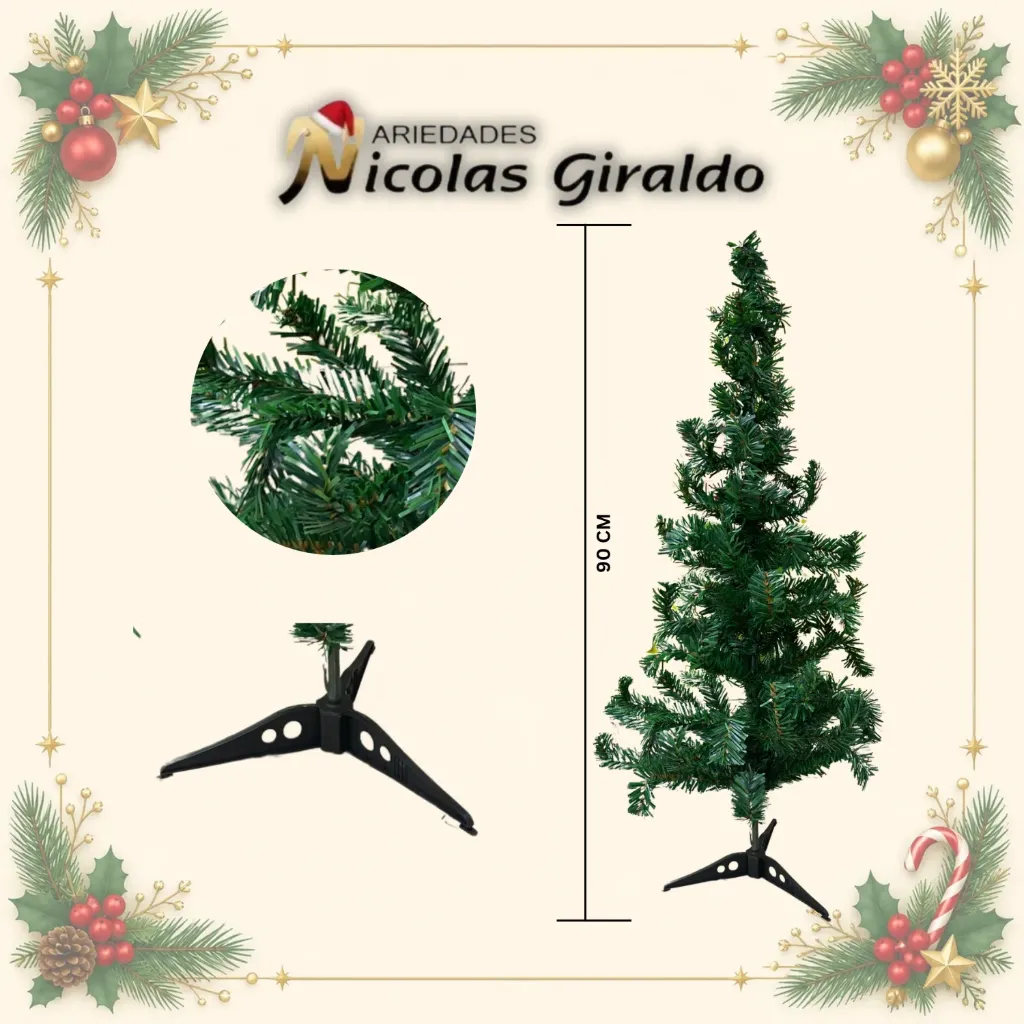 ARBOL VERDE 80 RAMAS 90CM