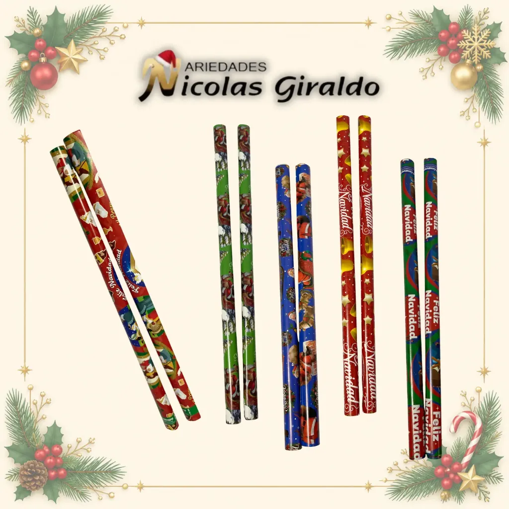 @PAPEL REGALO NAVIDEÑO X2