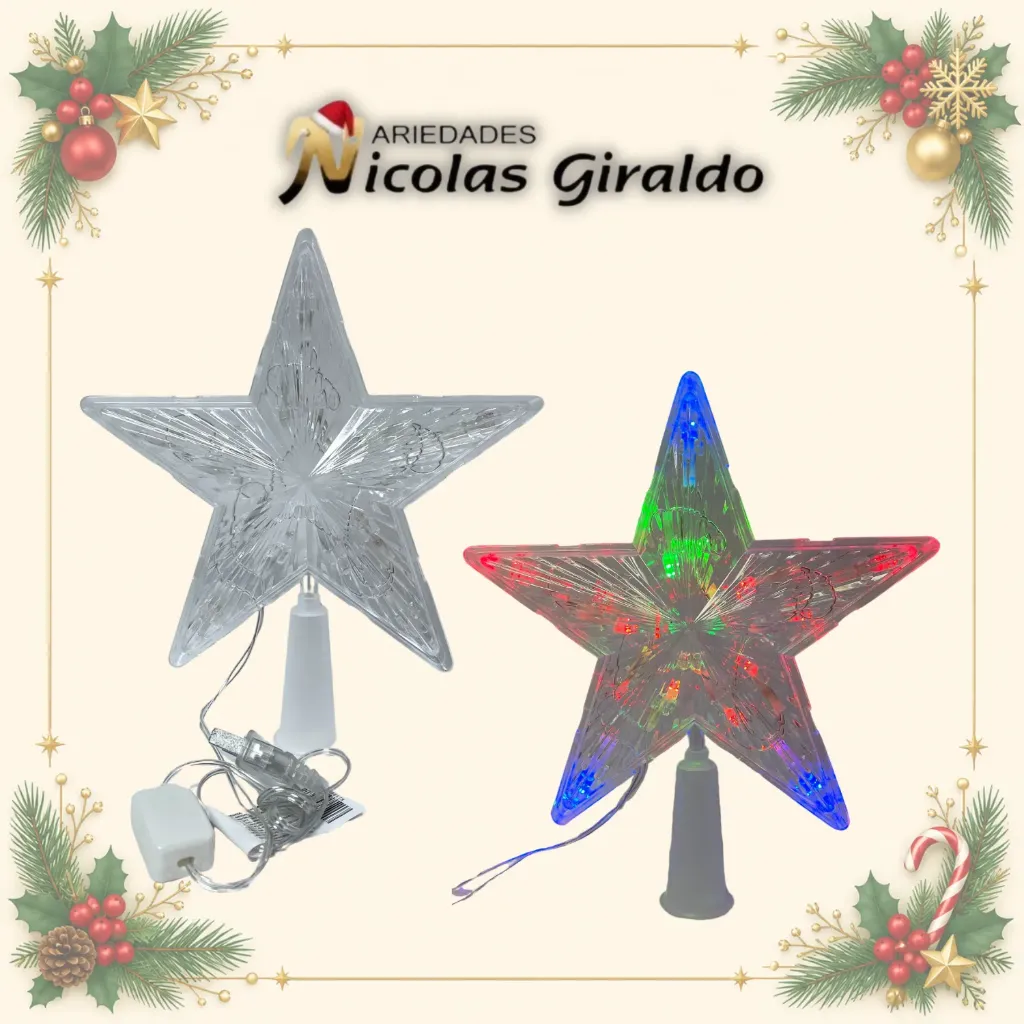 ESTRELLA LUZ PUNTA ARBOL MEDIANA