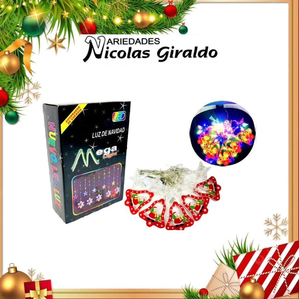 @INSTALACION FIGURA CAMPANA LED 100L 3 METROS 