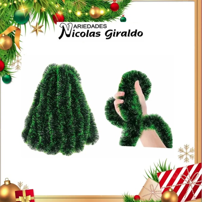 @GUIRNALDA 15 CM X5 MTS PUNTA VERDE 