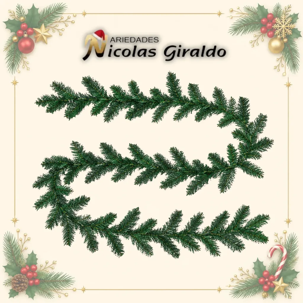 [FL-518] GUIRNALDA RIGIDA 2.7MTS 150 RAMAS
