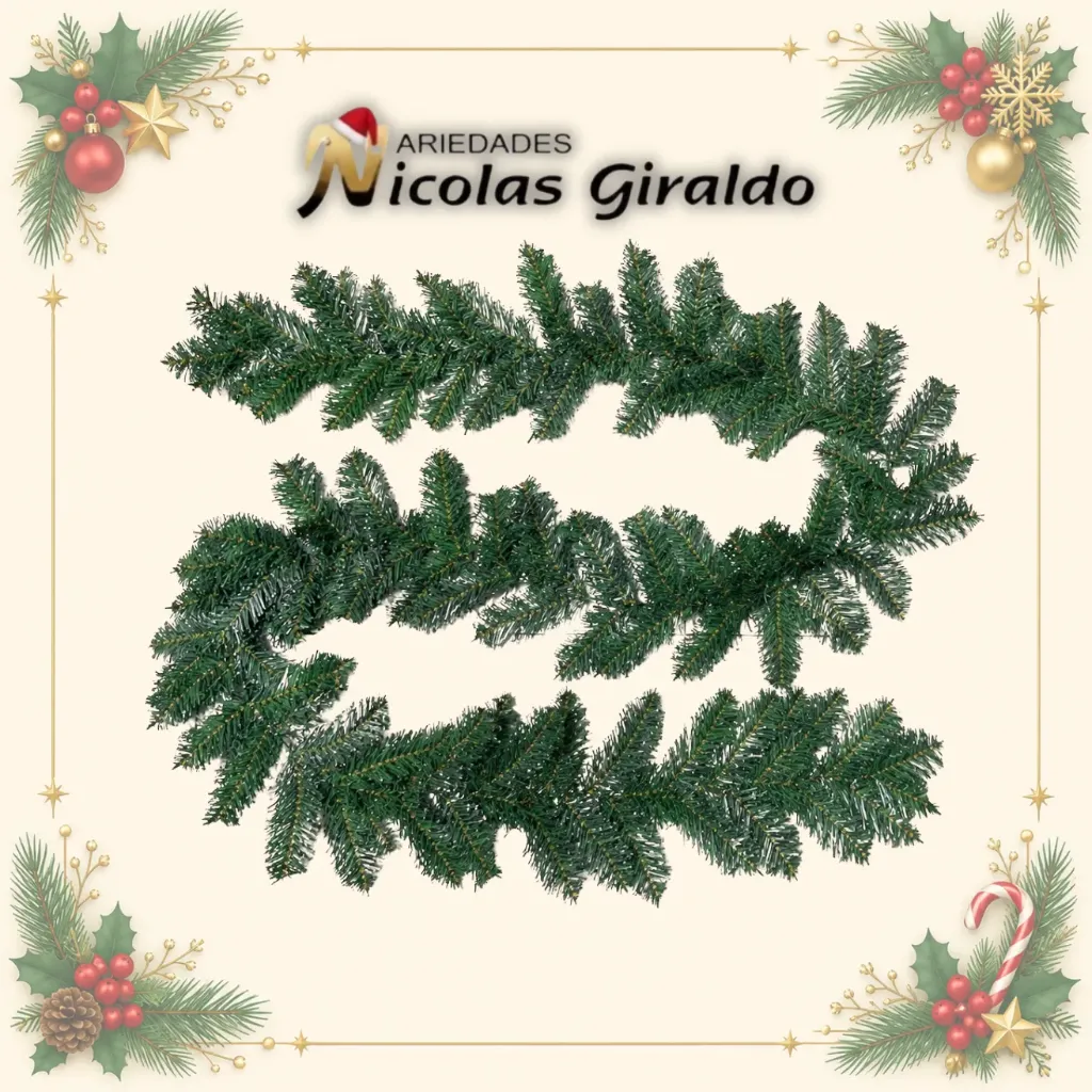[15WM43-1] GUIRNALDA RIGIDA 2.7MTS 220 RAMAS 