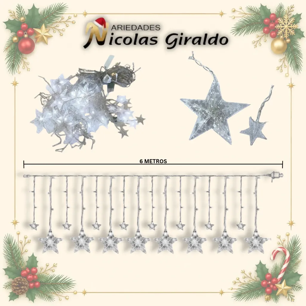 [H1801TW] @INSTALACION CORTINA PUNTA ESTRELLA X272L BLANCA 6MTS