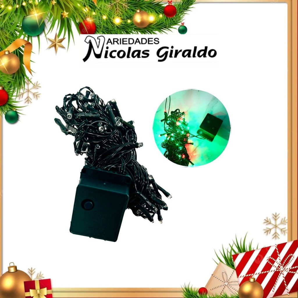 @INSTALACION LED X100L LINEAL ROJA-VERDE 9 MTS CABLE VERDE