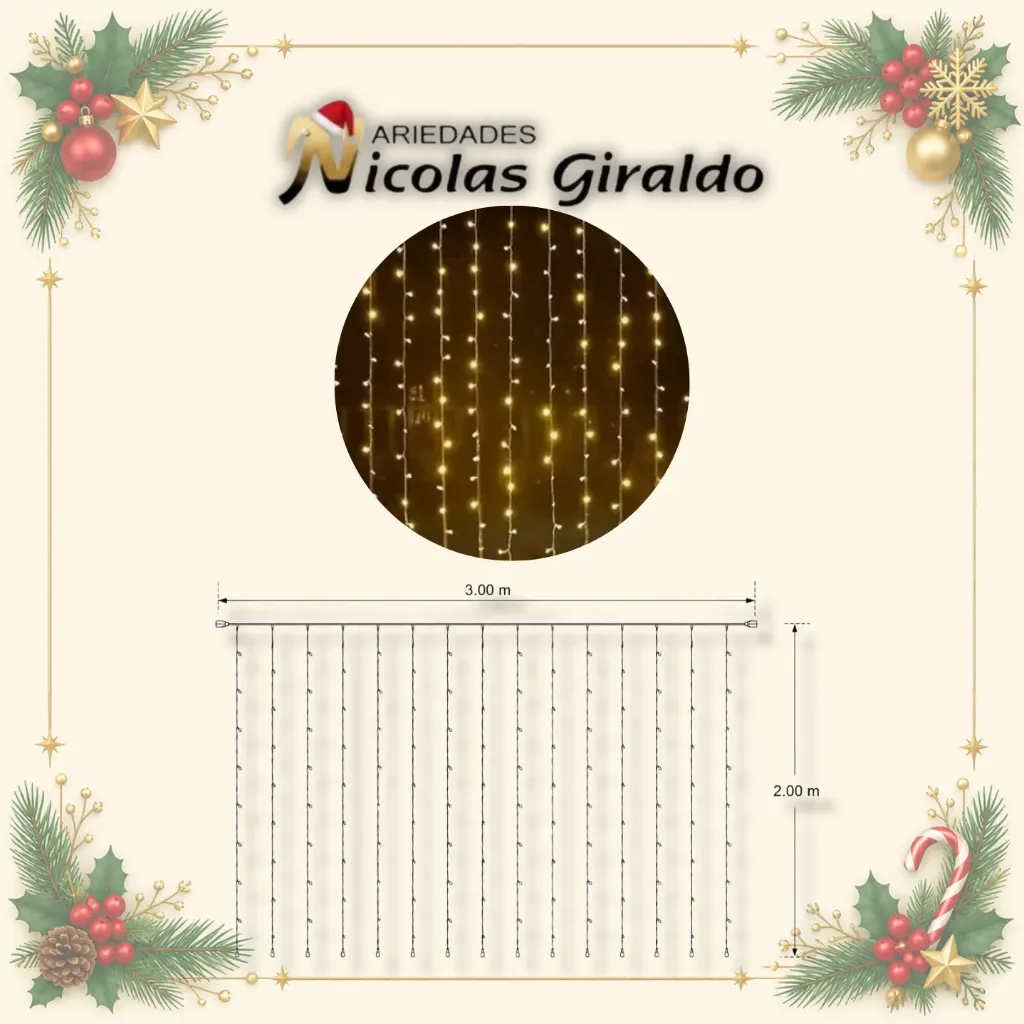 [H1804TC] INSTALACION CASCADA X240L CALIDA 3MTS X 2MTS