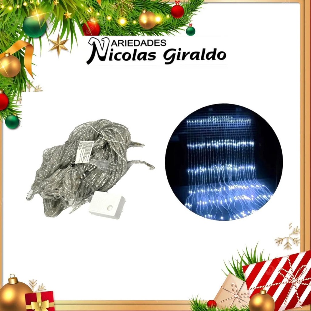 @INSTALACION CASCADA X460L BLANCA 6MTS X 2MTS 