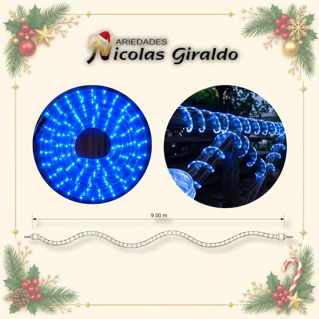 INSTALACION MANGUERA 9MTR AZUL
