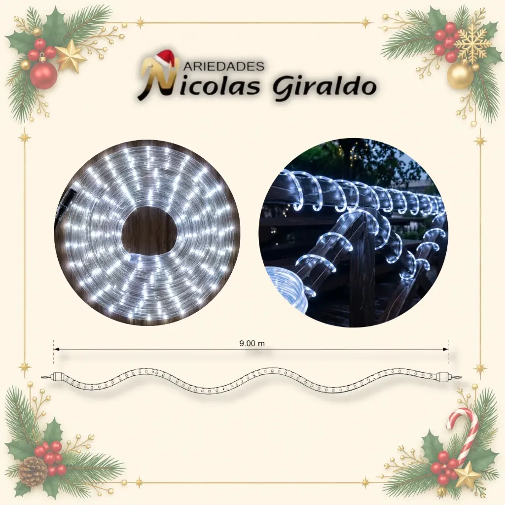 [A0683TW] INSTALACION MANGUERA 9MTR BLANCA