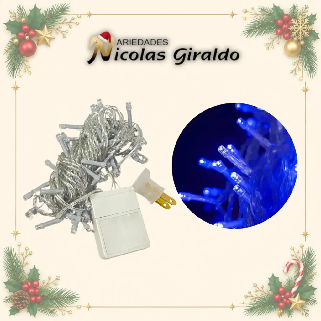 [A0322TB] INSTALCION LED LINEAL X 36L AZUL 3.5MTS CABLE TRANS