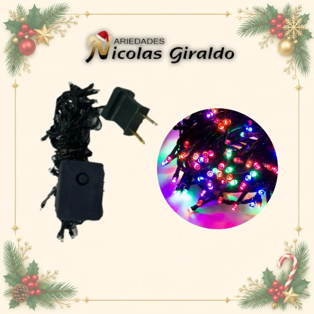 [A0322GM] INSTALACION LED X 36L MULTICOLOR 3.5 MTS CABLE VERDE