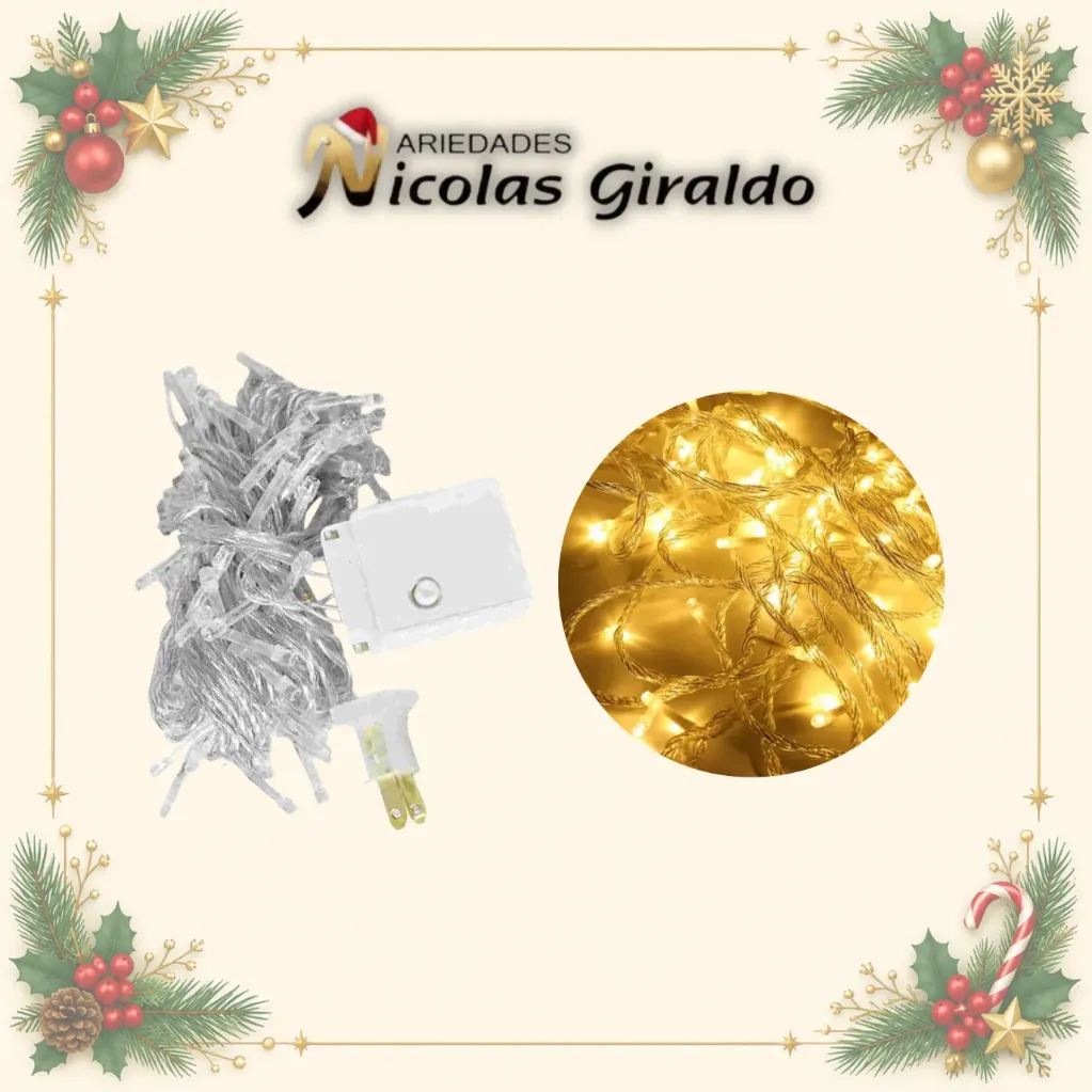 INSTALACION LED X100L LINEAL CALIDA 9 MTS CABLE TRANS