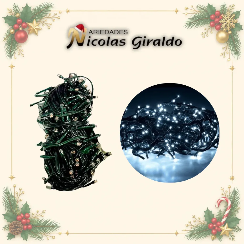 [A0326GW] INSTALACION LED X200L LINEAL BLANCA 18 MTS CABLE VERDE