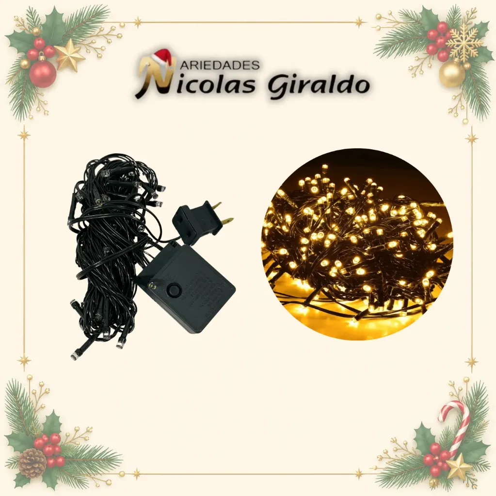 [A0323GC] INSTALACION LED X56L LINEAL CALIDA 6 MTS CABLE VERDE