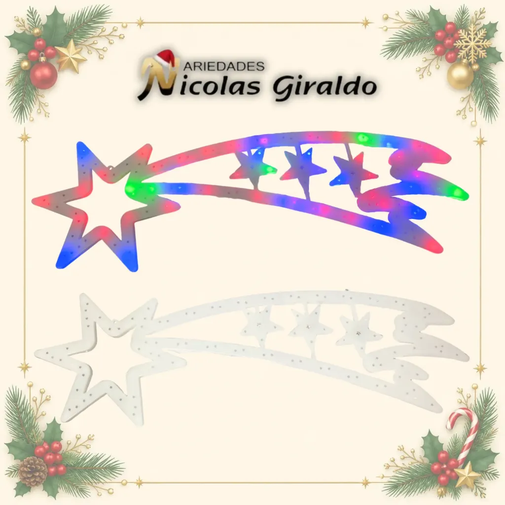 LUZ FIGURA ESTRELLA FUGAS