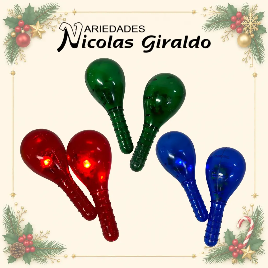 [BN-04] MARACA MASTER GRANDE CON LUZ