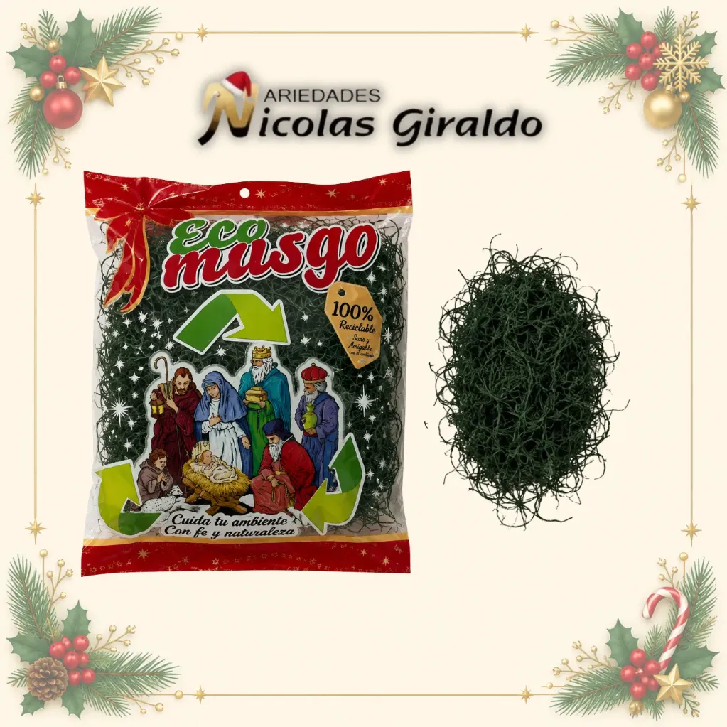 [AN000280] MUSGO ARTIFICIAL VERDE OSCURO