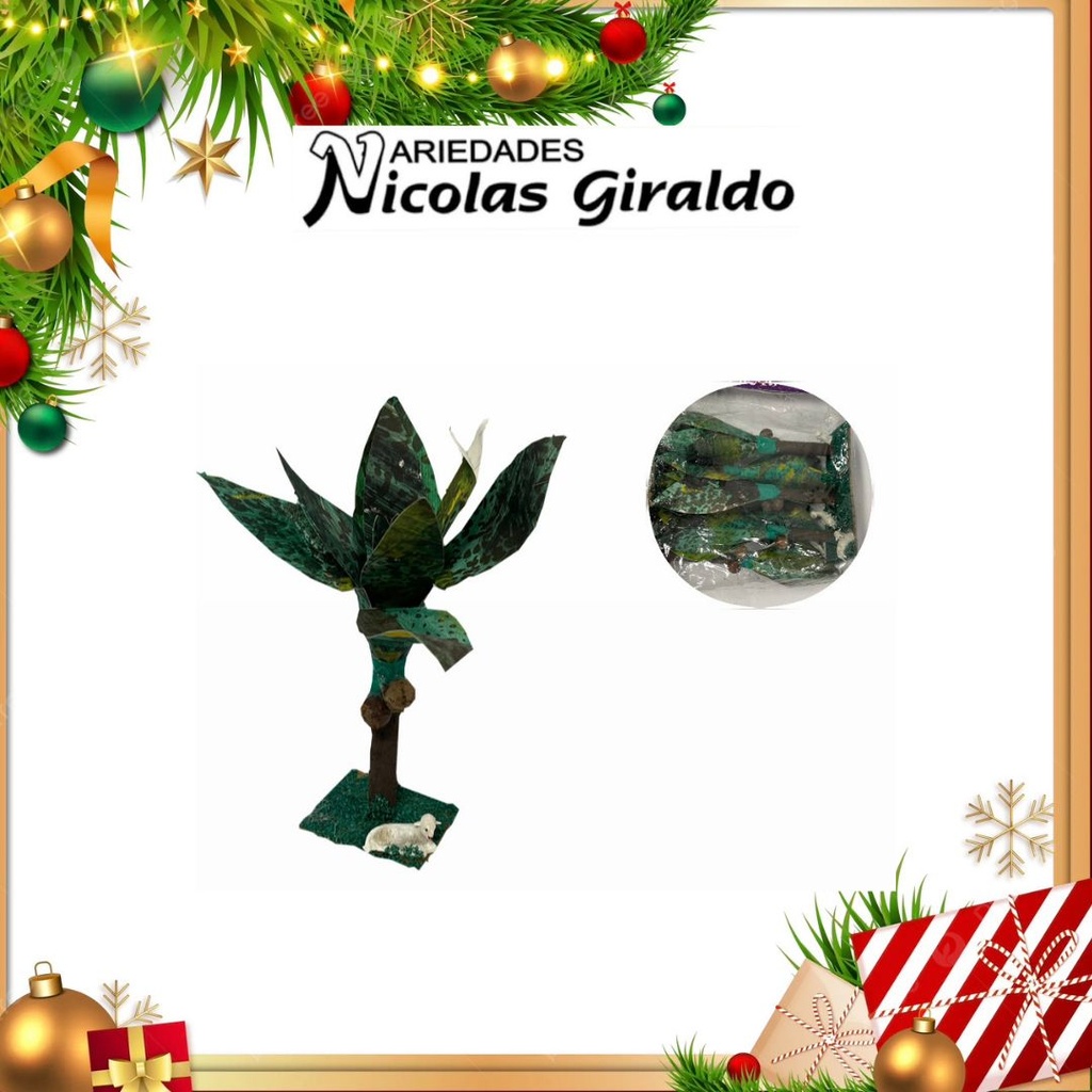 PALMERA SENCILLA PQT X6
