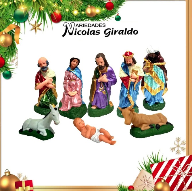 PESEBRE PLASTICO FINO #18 CM COLMUÑECOS