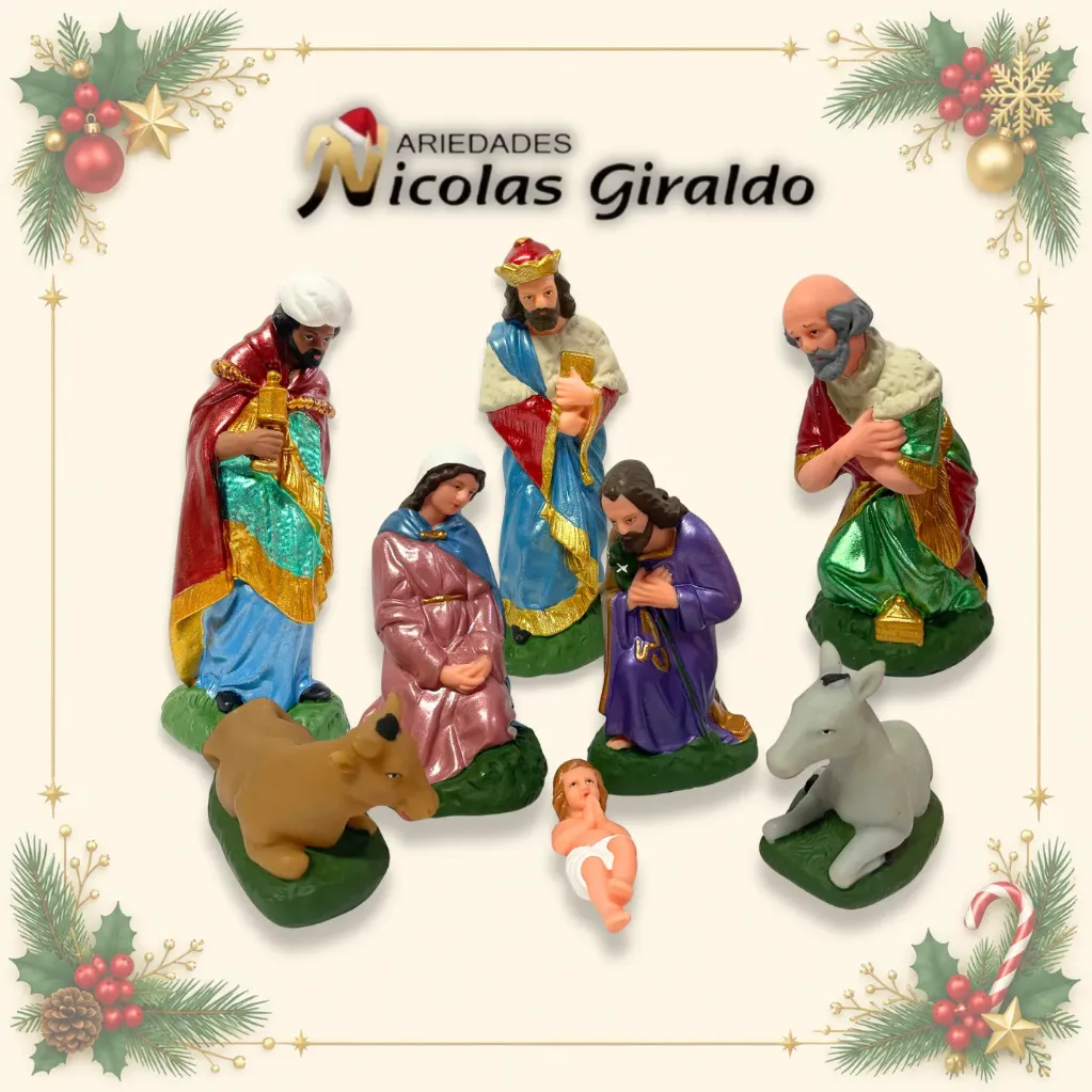 [PS905] PESEBRE PLASTICO FINO #28 CM MUÑEPLAS