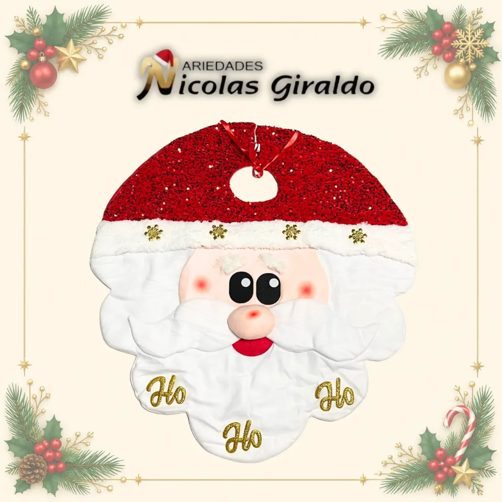 PIE DE ARBOL CARA NOEL GRANDE