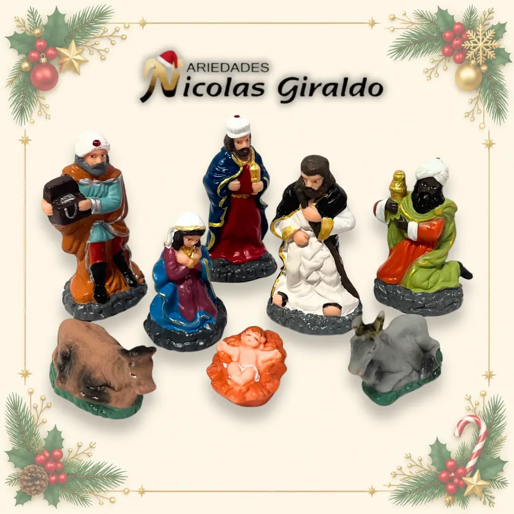 PESEBRE ESTRELLAS BELEN #12 COLOR