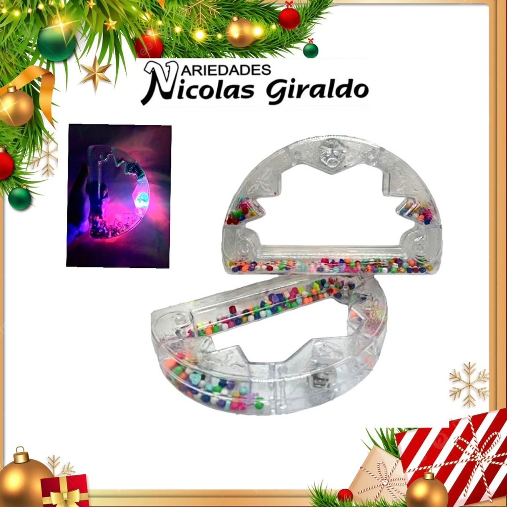 PANDERETA LED MEDIA LUNA GRANDE 