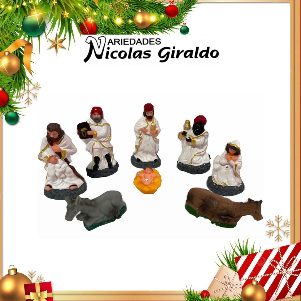PESEBRE ESTRELLAS BELEN #12 BLANCO