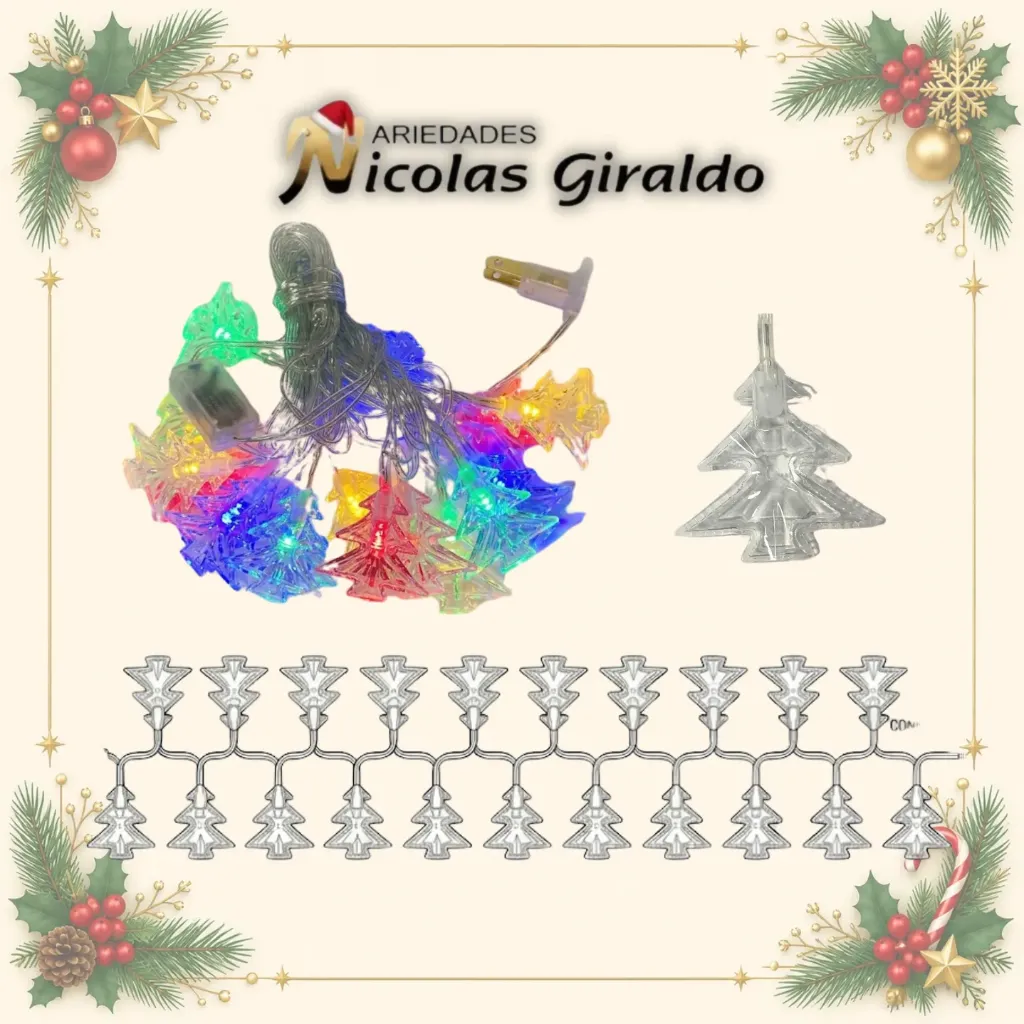 [S3955] INSTALACION FIGURA LED ARBOL X20L 4 MTS