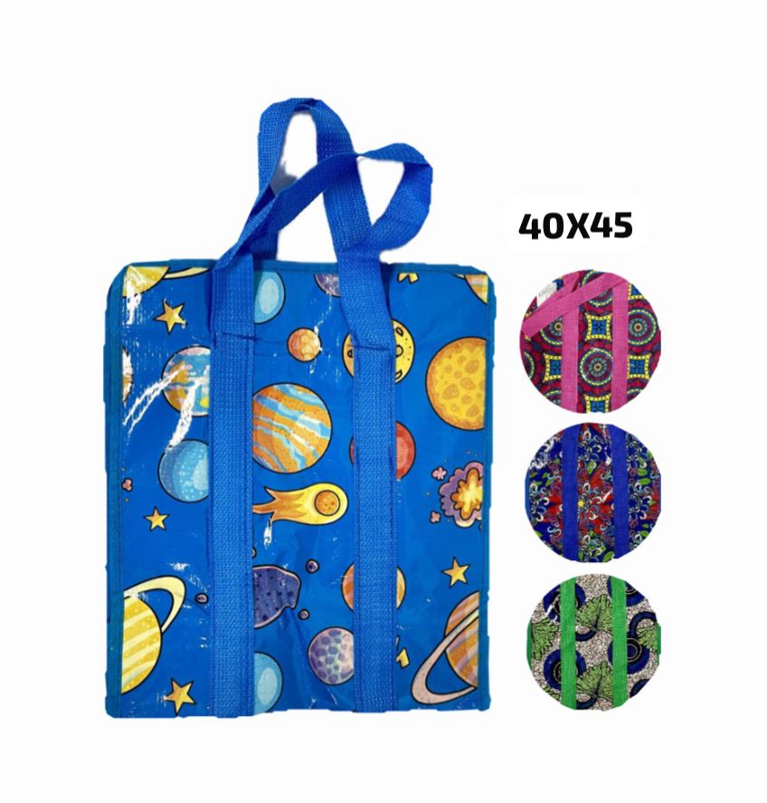 (FC083R)Bolsa fibra con refuerzo pequeña 40x45 