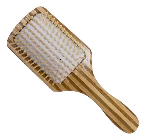 Cepillo peinar bambu cuadrado