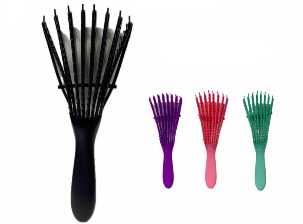 Cepillo peinar antifriz flexible 