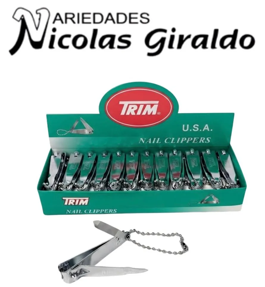 [602] (PT25272)Corta uñas trim pequeño caja X24 