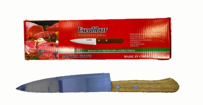 @Cuchillo excalibur madera #8 CAJA X12 
