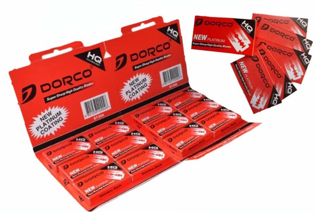[ST300-5P] Dorco hoja carton x12