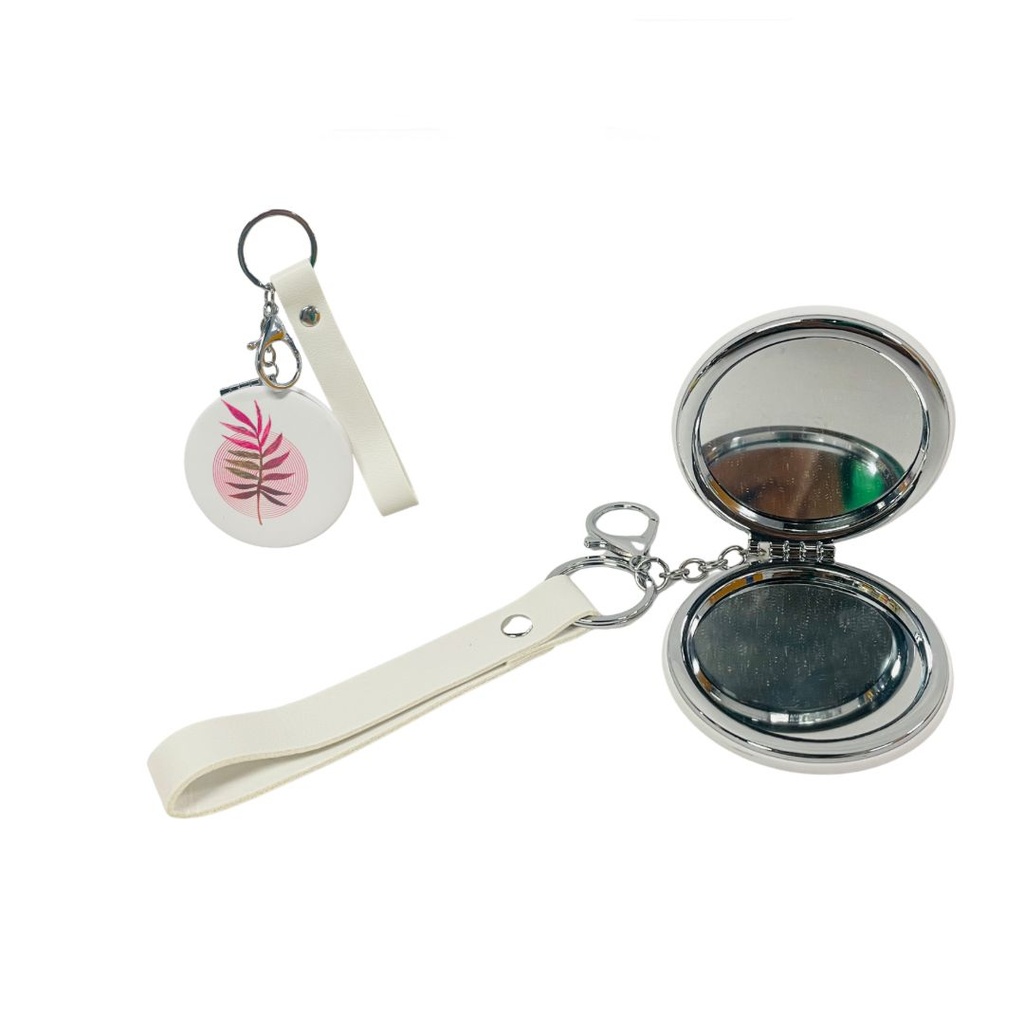 Espejo cartera dama fino con llavero