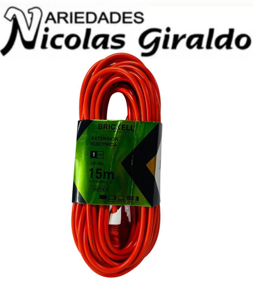 Extension naranja brickell x15 metros (PW-EN-15M)