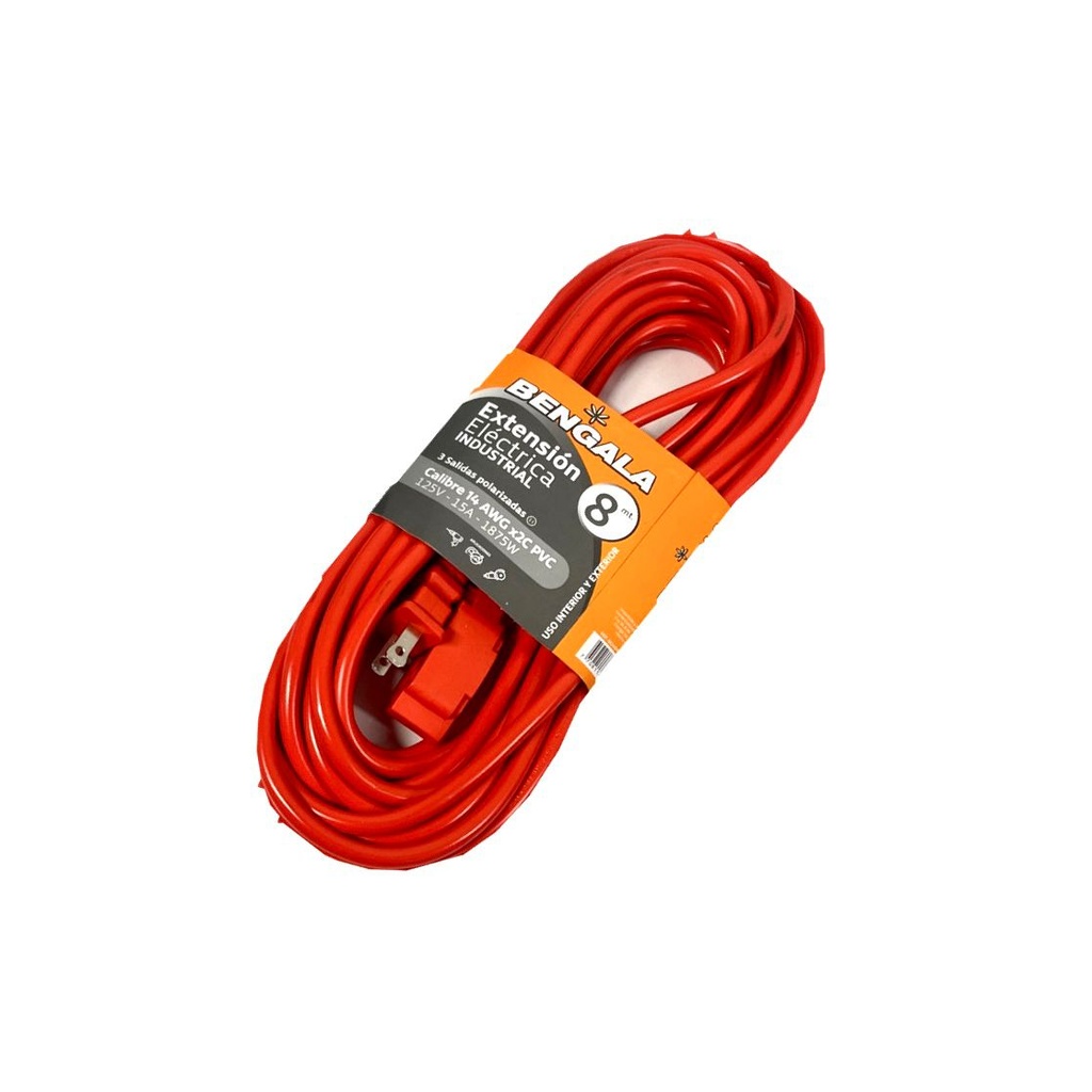 Extension naranja bengala x8 metros