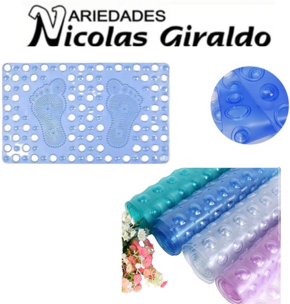 Tapete baño fino cuadrado 