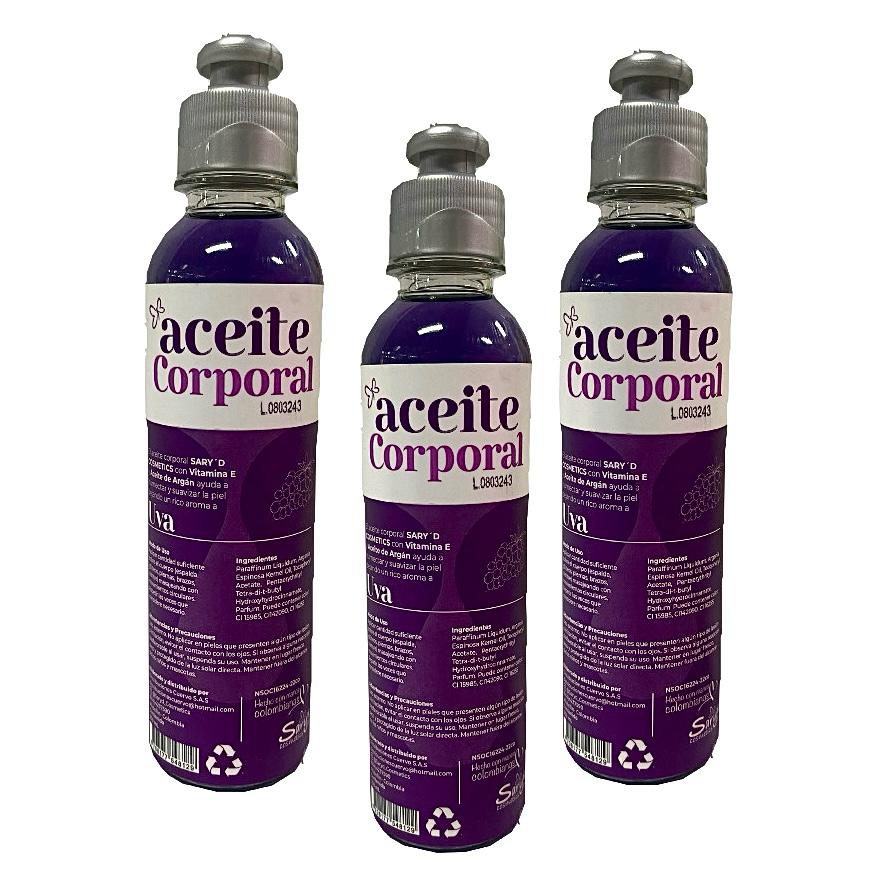 Aceite corporal saryd uva x 250