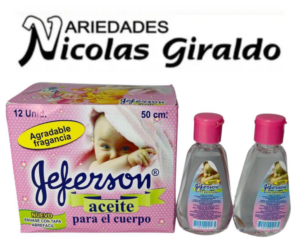Aceite bebe x50ml jeferson 