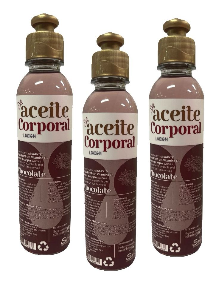 Aceite corporal saryd x250 chocolate