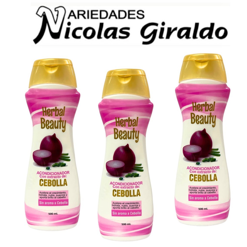 [AC-262] Acondicionador Yenny sensual Cebolla x500