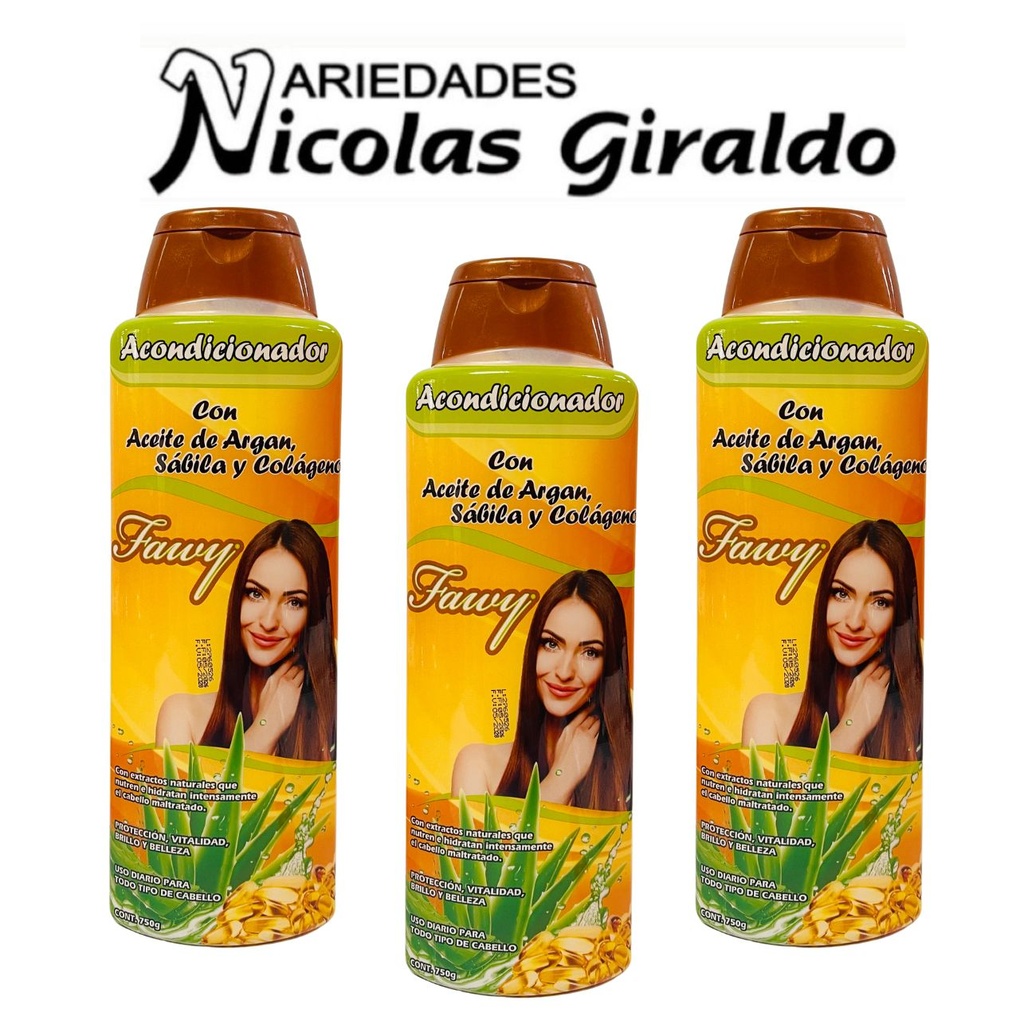 [PDC204] Acondicionador fawy argan x750