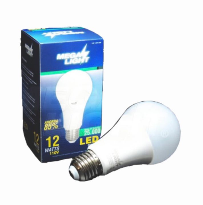 Bombillo megalight 12 watts redondo