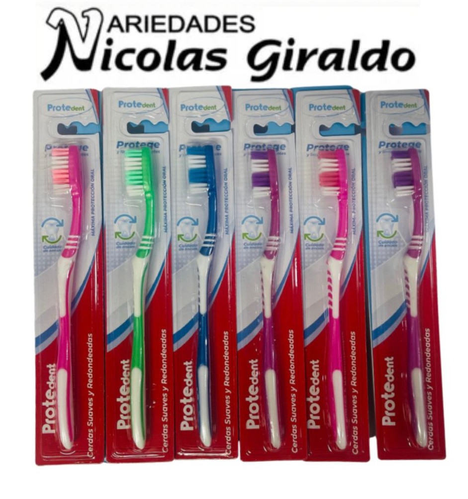 Cepillo dental adulto protedent x12