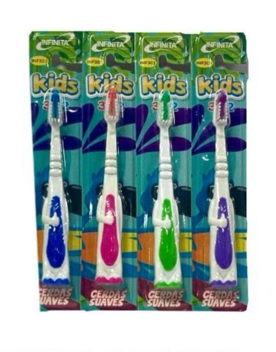 Cepillo dental infinita infantil x12 unidades