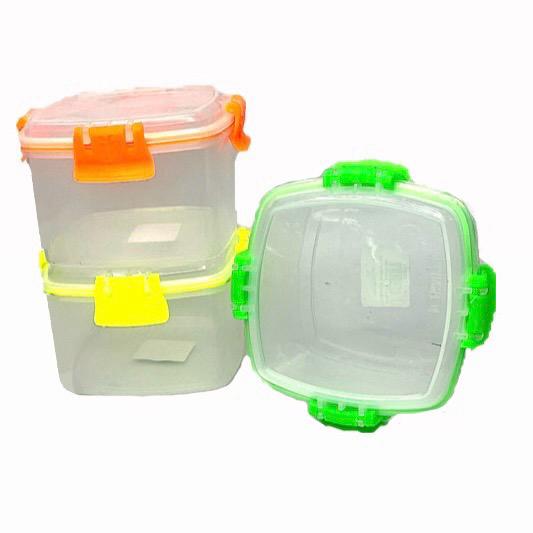 Coca hermetica cuadrada pequeña manzana